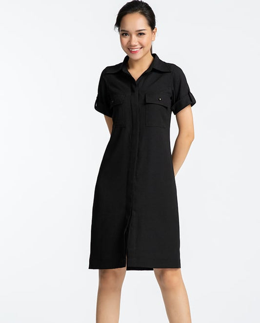 Đầm Sơ Mi Ô DRE089