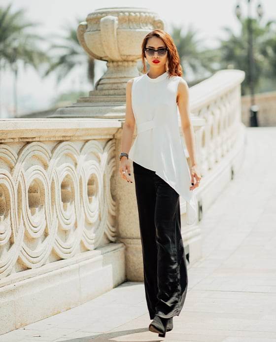 Áo Lệch Tà Peplum Nguyệt TOP118 - Hity