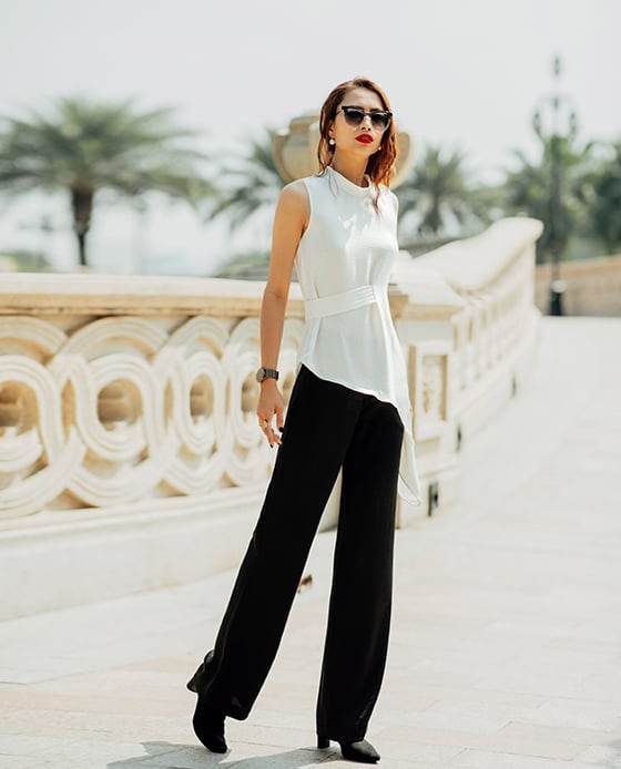 Áo Lệch Tà Peplum Nguyệt TOP118 - Hity