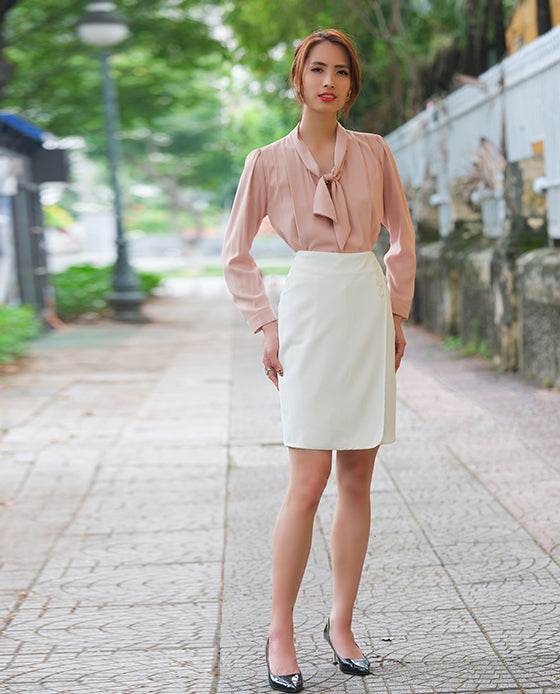 Váy Đắp Vạt Poeny SKI029 - Hity