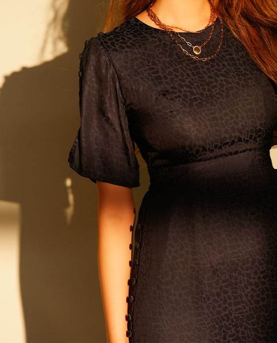 Đầm Midi Lụa Uyển Lam DRE139 - Hity