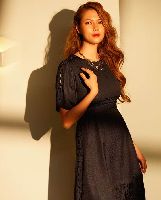 Đầm Midi Lụa Uyển Lam DRE139 - Hity