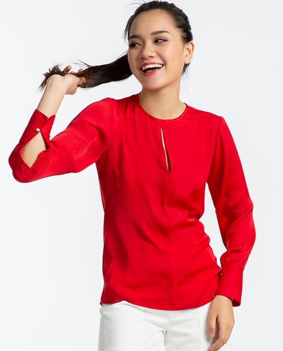 Áo Cổ Tròn Scarlet TOP103