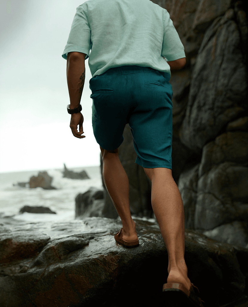 Quần Shorts Linen Hải Nham PANM04 - Hity