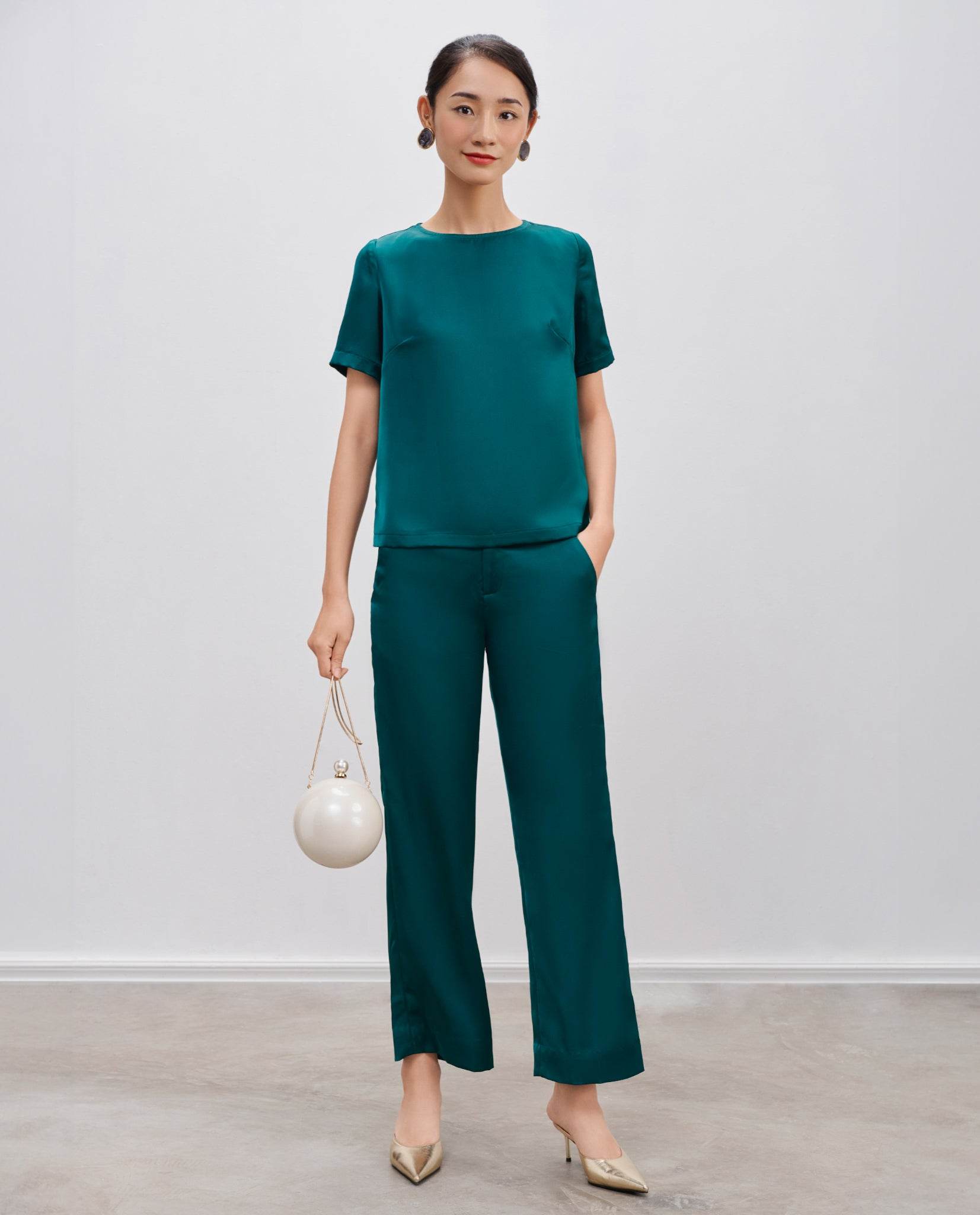 Quần Ống Suông Cúc Phương PAN066 - Hity