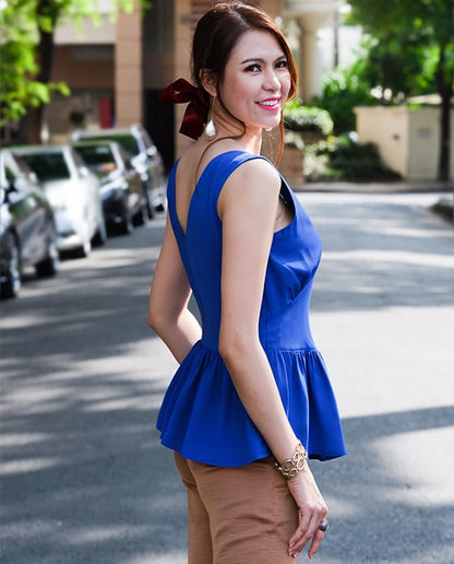 Áo Peplum Duyên Hải TOP136