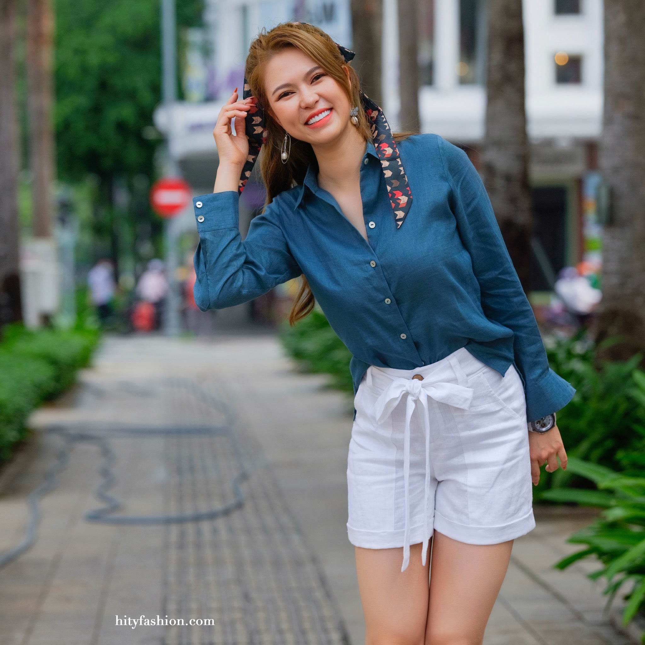 Áo Sơ Mi Linen Baptisia TOP171 - Hity