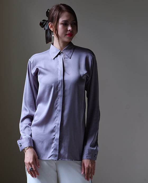 Áo Sơ Mi Lụa Zanzibar TOP128 - Hity