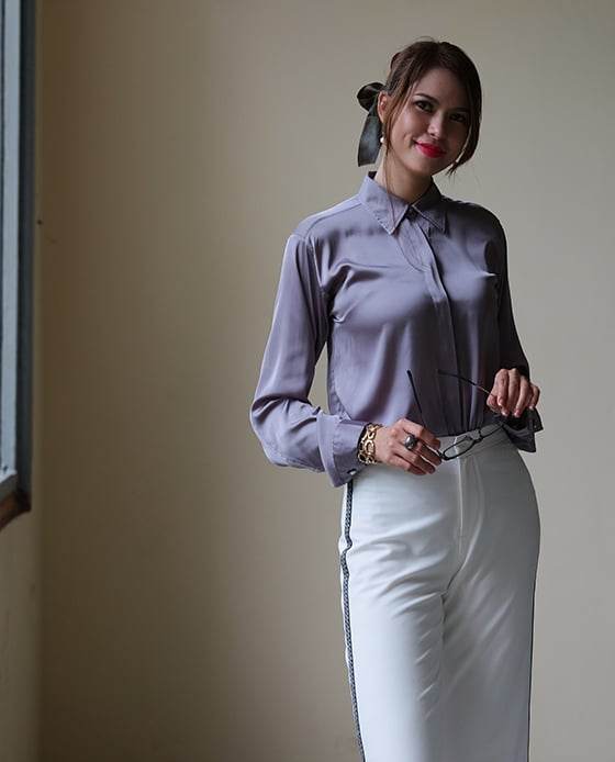 Áo Sơ Mi Lụa Zanzibar TOP128 - Hity