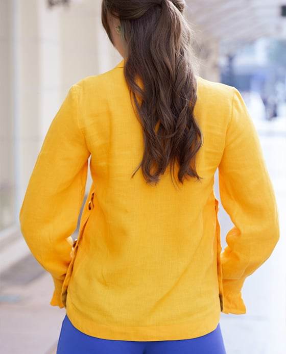 Áo Cổ Ve Linen Susan TOP148 - Hity