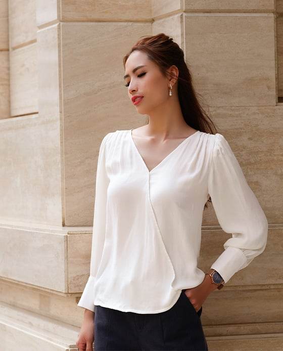 Áo Đắp Vạt Hoa Ban TOP100 - Hity