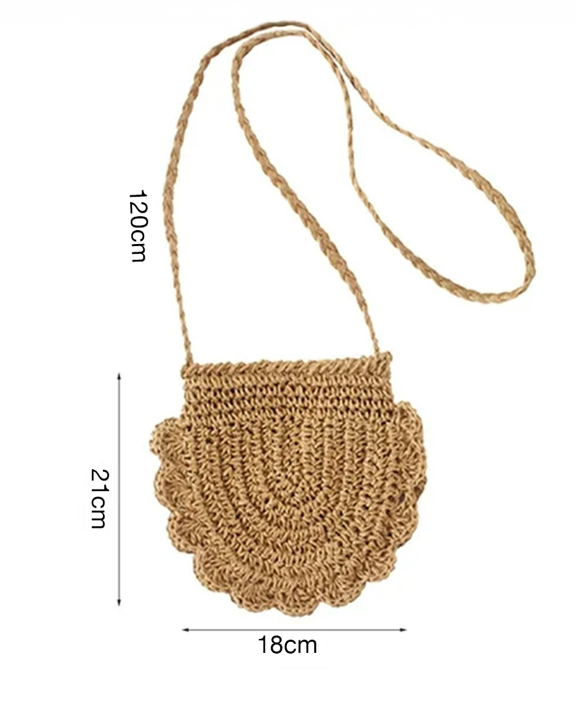 Giỏ Cói Đeo Chéo Bohemia ACC175
