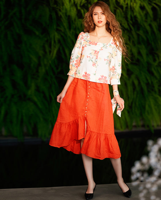 Váy Midi Linen Amsterdam SKI034