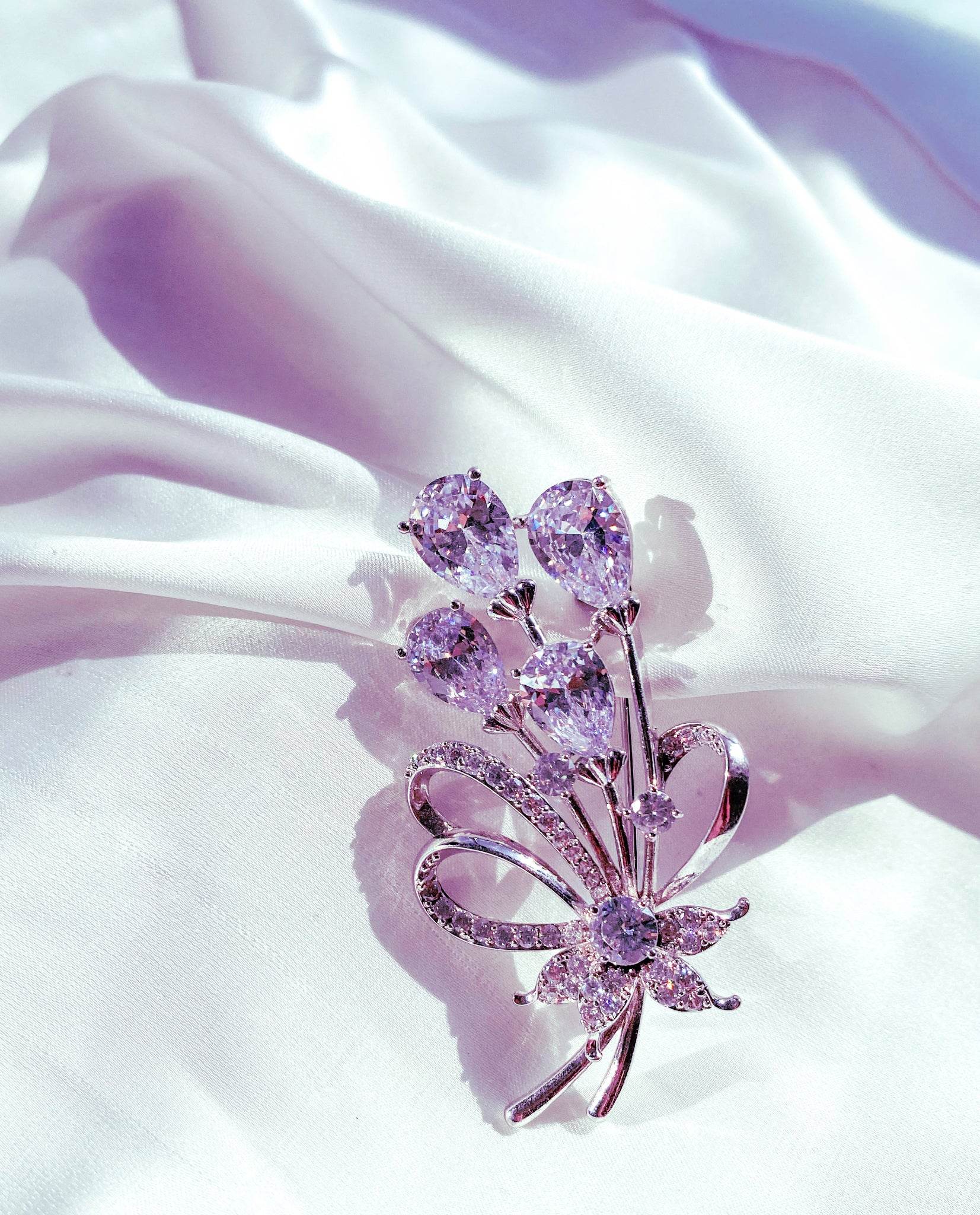 Cài Áo Tulip Bạc ACC146.4 - Hity