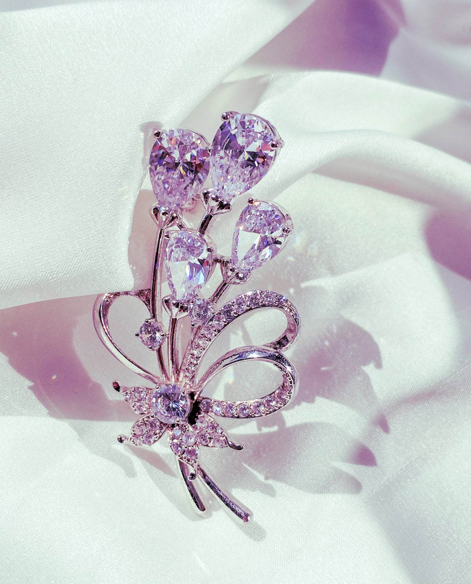 Cài Áo Tulip Bạc ACC146.4 - Hity