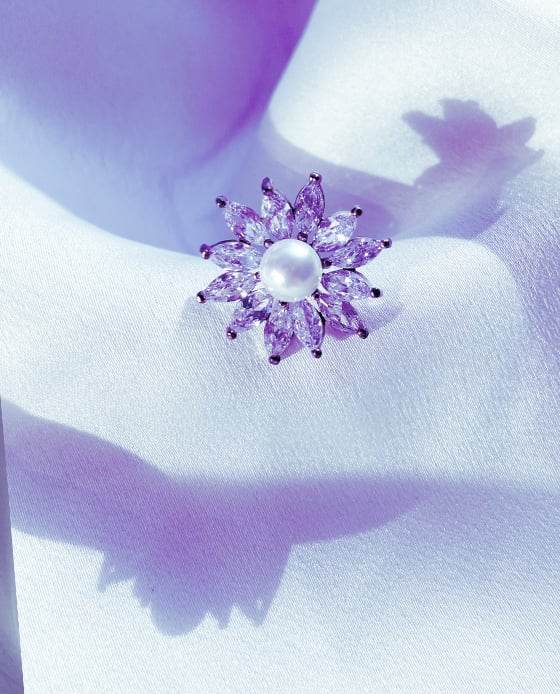 Cài Áo Ngọc Trai Daisy ACC140.9 - Hity