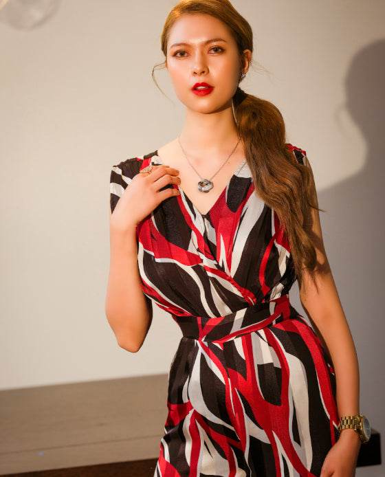 Đồ Bay Jumpsuit Vân Mây DRE074 - Hity