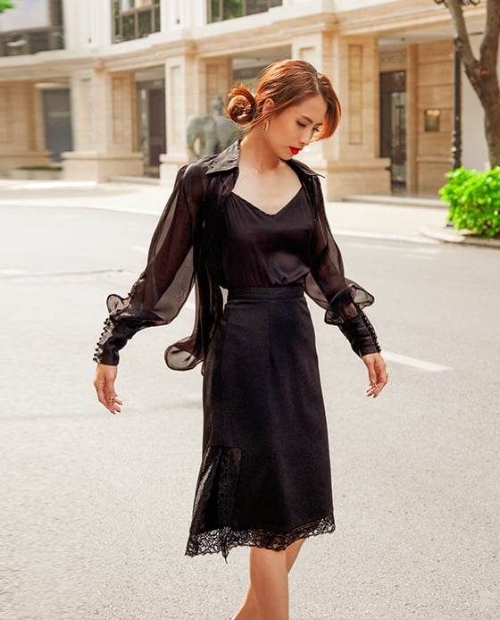 Áo Sơ Mi Organza Gatsby TOP152 - Hity