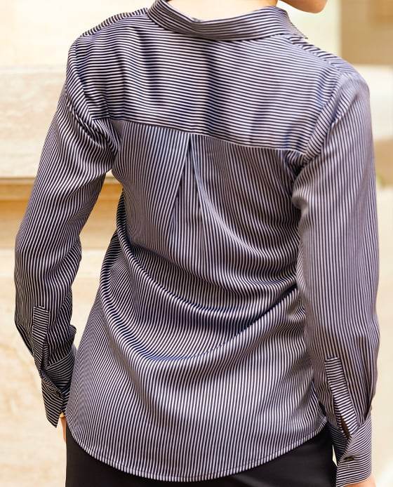 Áo Sơ Mi Lụa Trà Lâm TOP082 - Hity