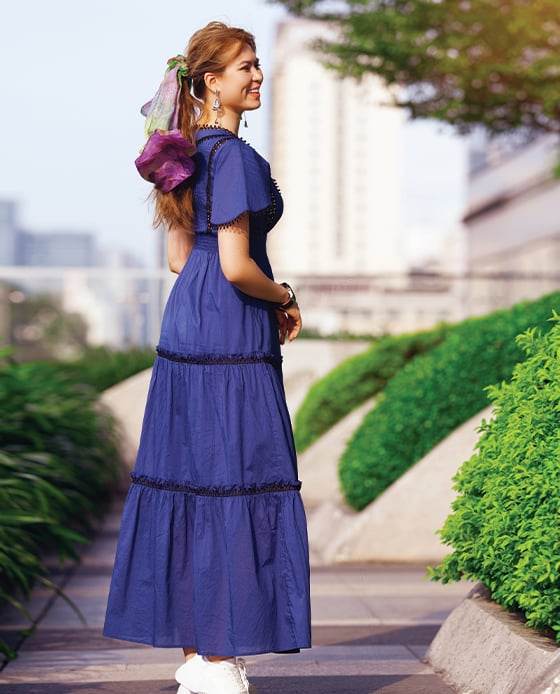 Đầm Maxi Hải Lam DRE146 - Hity