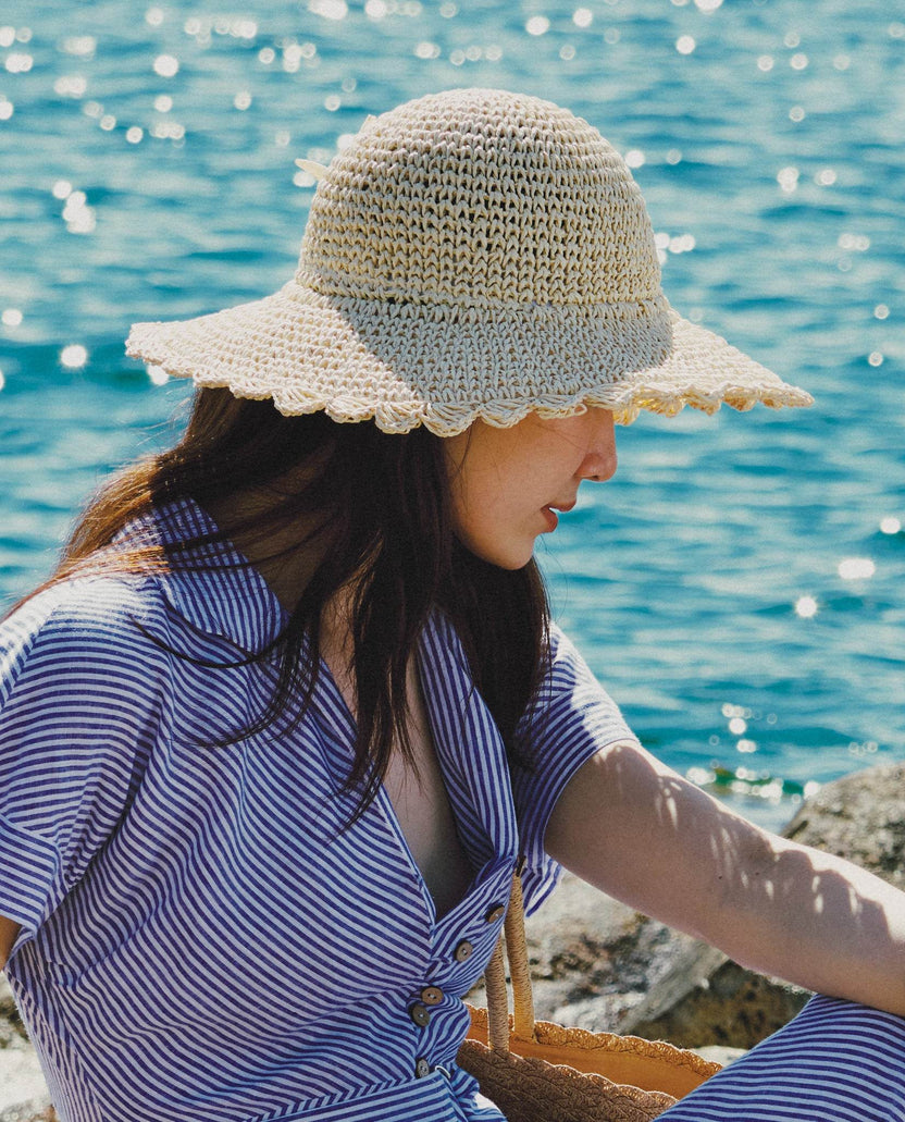 Mũ Cói Rộng Vành ACC411 - Hity