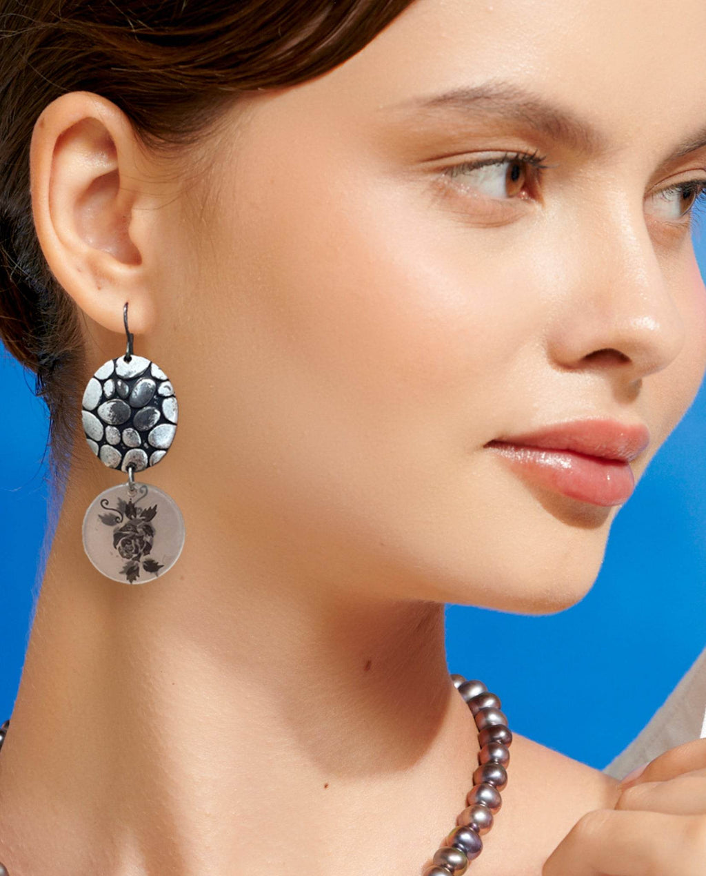 Bông Tai Vẽ Tay ACC155 - Hity