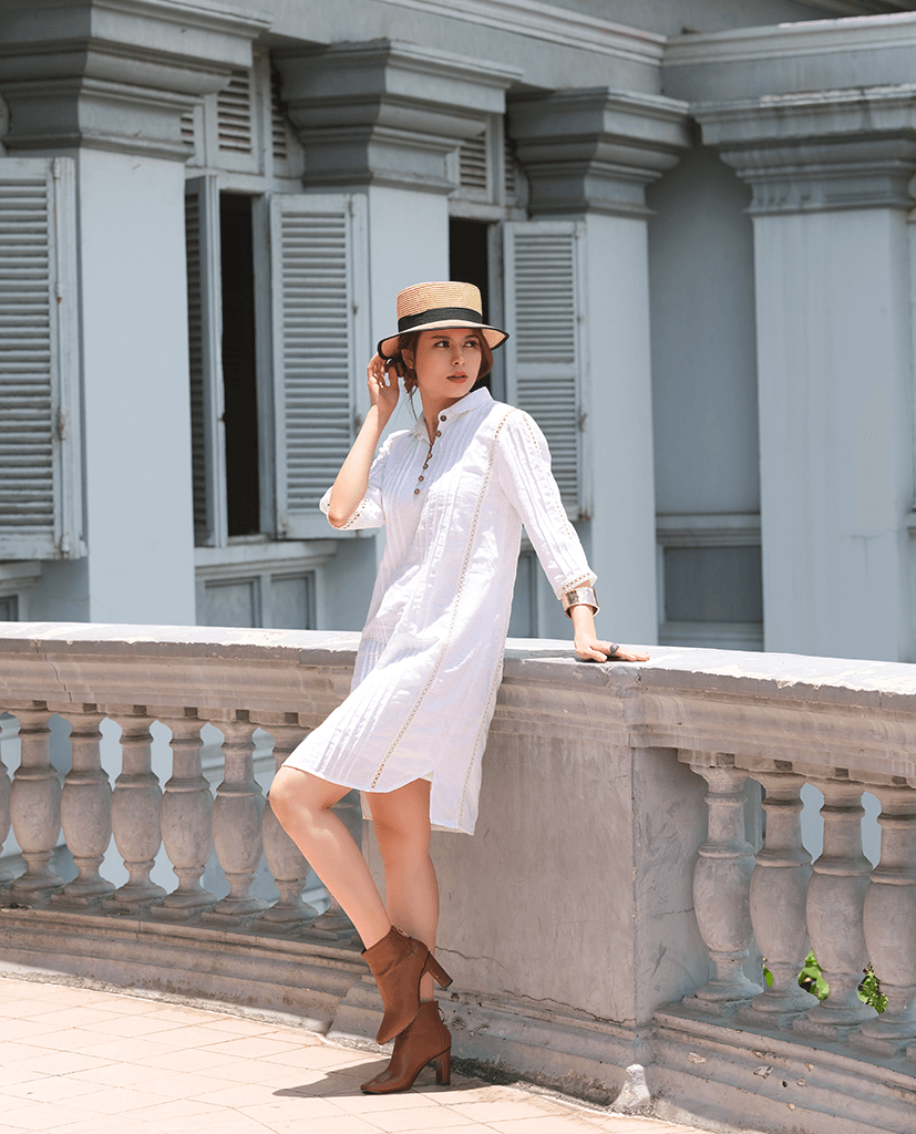 Đầm Linen Sơ Mi L'amant DRE135 - Hity