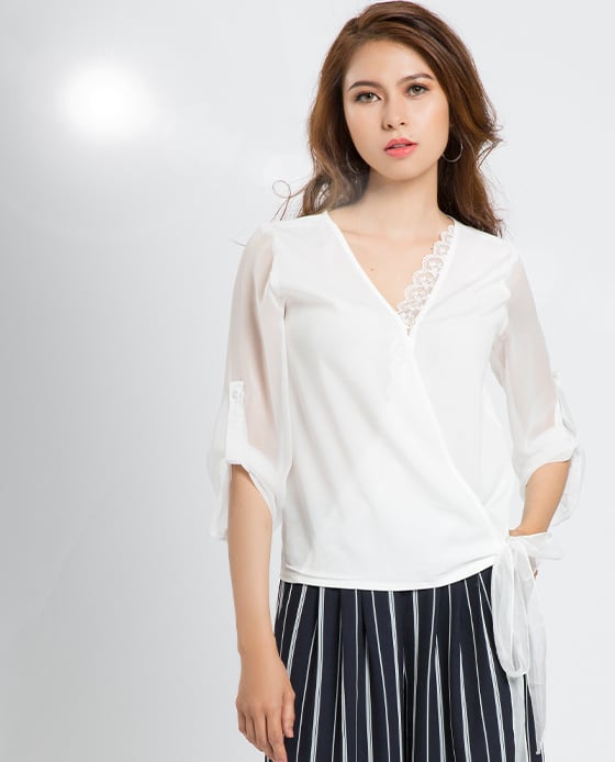 Áo Đắp Vạt Tam Kỳ  TOP087