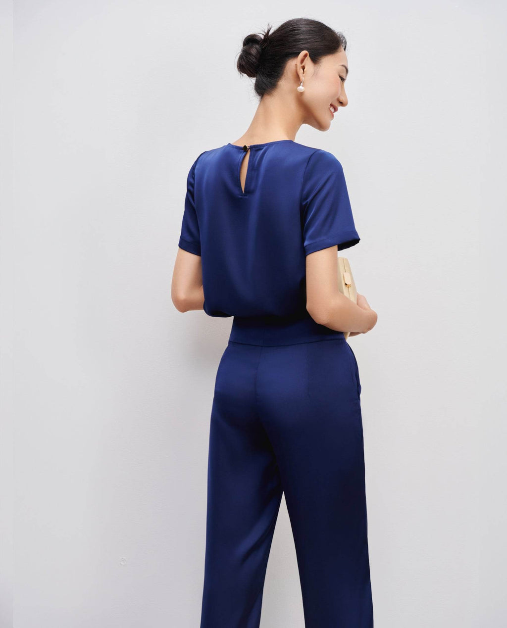 Quần Ống Suông Lam PAN066 - Hity