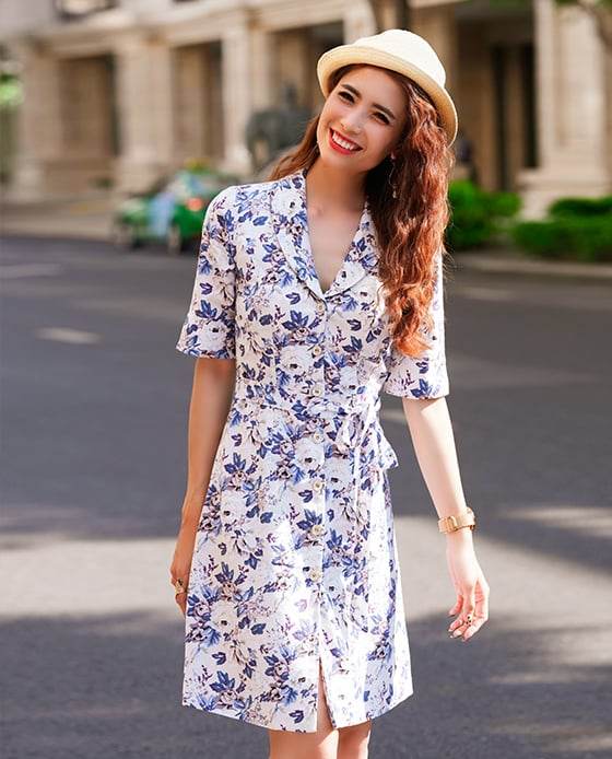 Đầm Chữ A Linen Nikita DRE143 - Hity