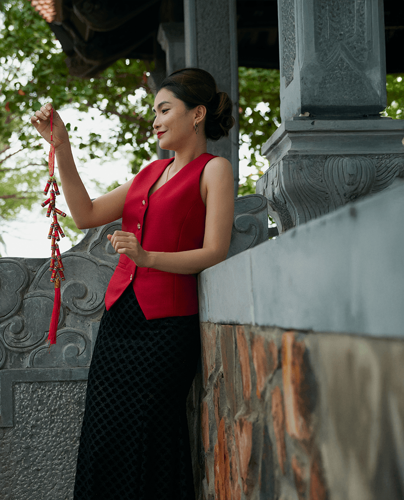 Áo Gilet Tweed Phúc TOP203 - Hity