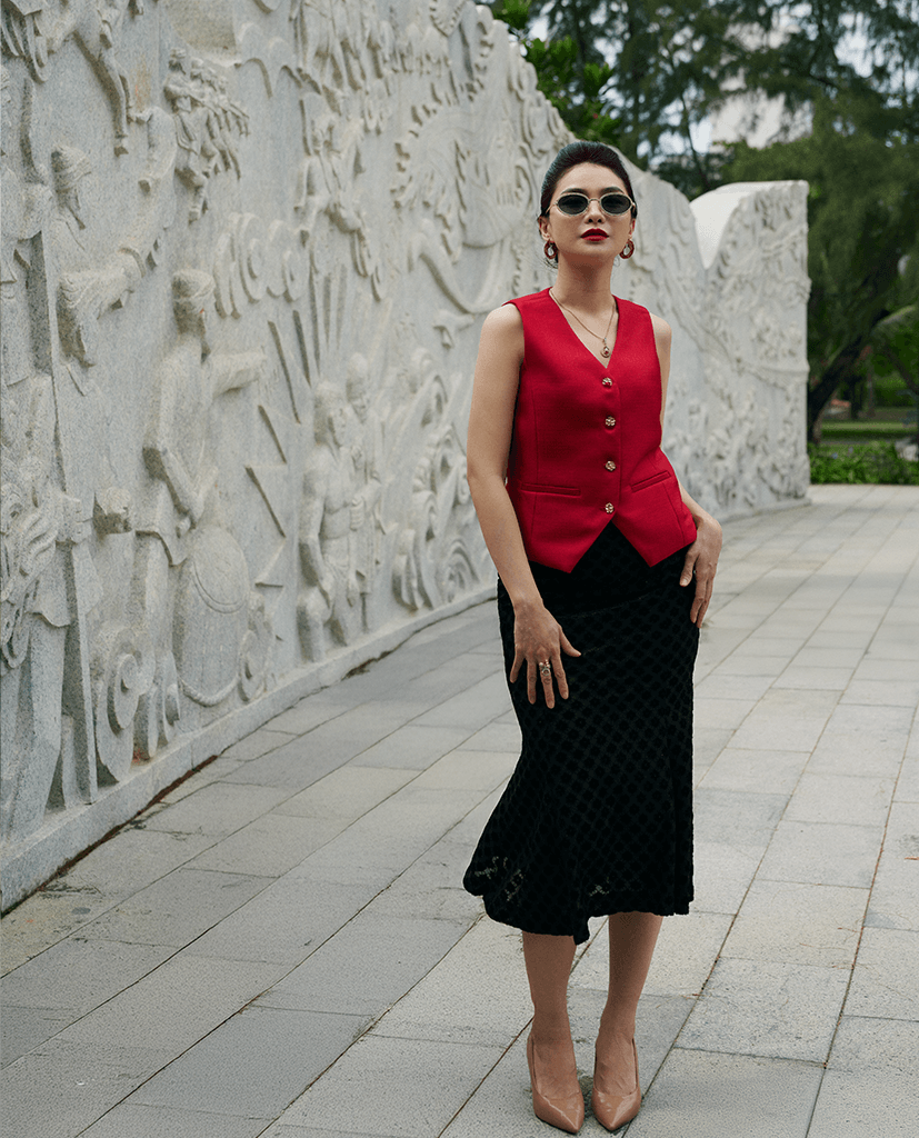 Áo Gilet Tweed Phúc TOP203 - Hity