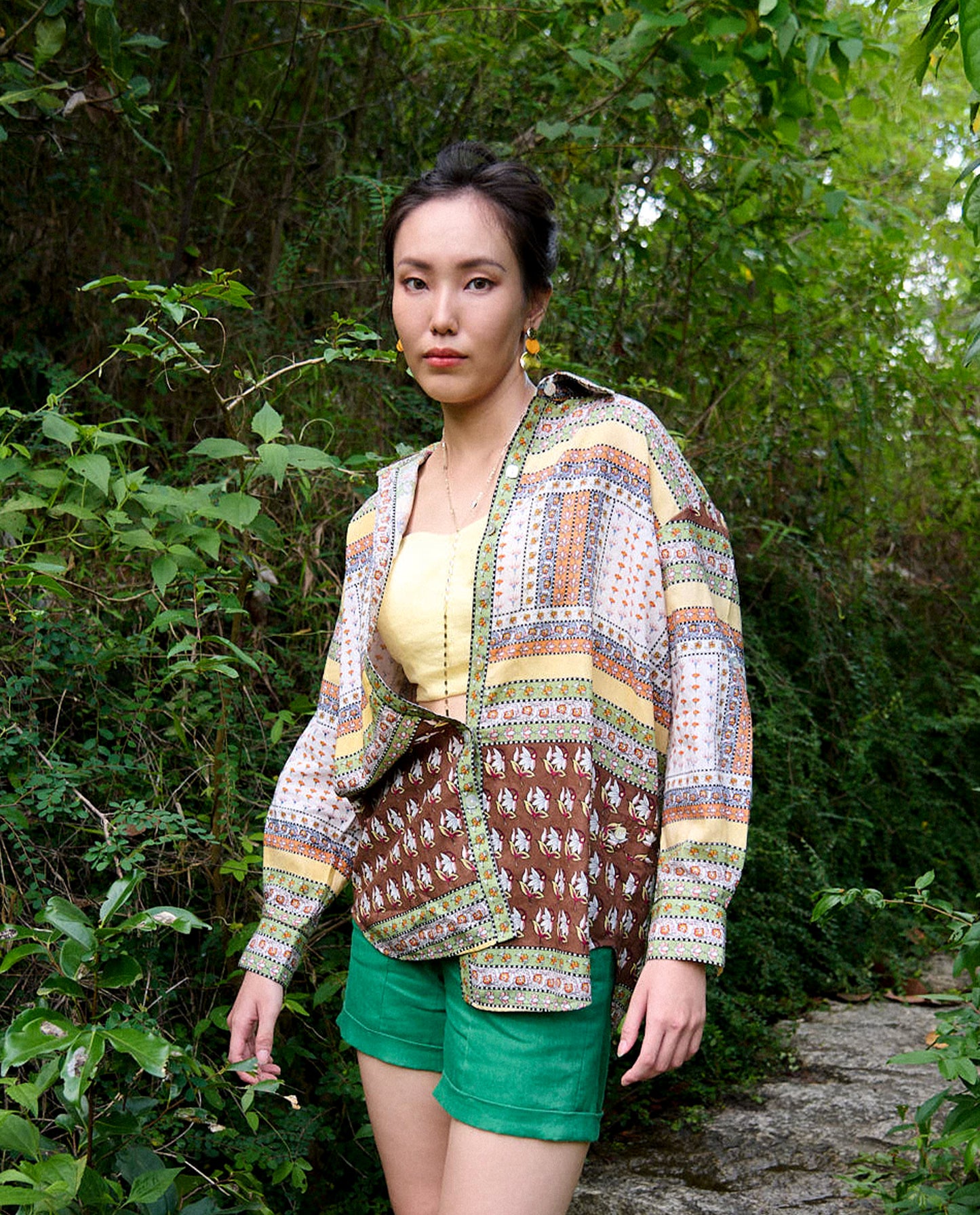 Áo Sơ Mi Oversized Linen Bohemian TOP175