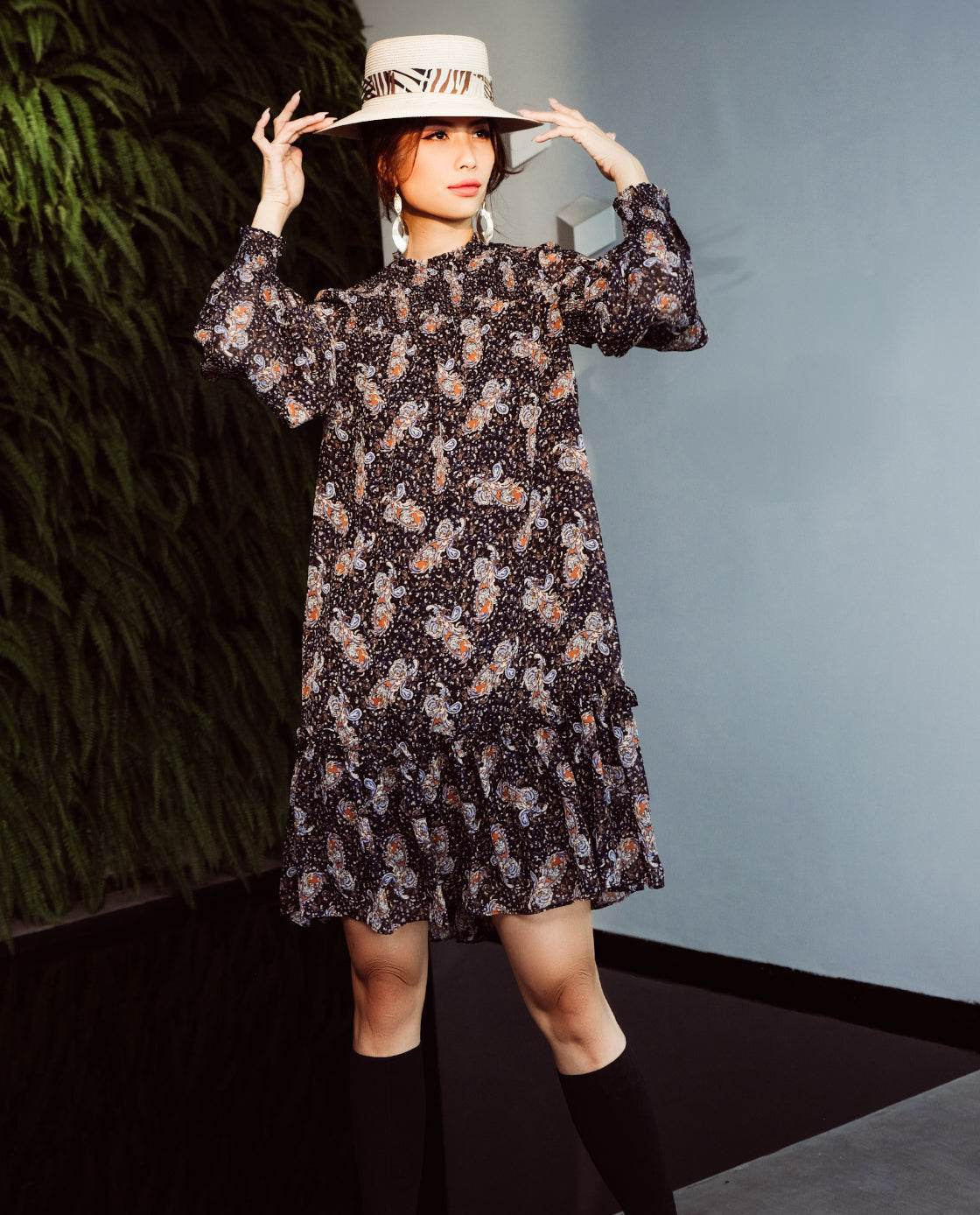 Đầm Babydoll Bohemia Du DRE157 - Hity