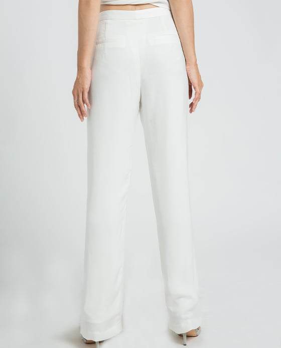 Quần Ống Suông Camellia PAN032 Trắng Daisy - Hity