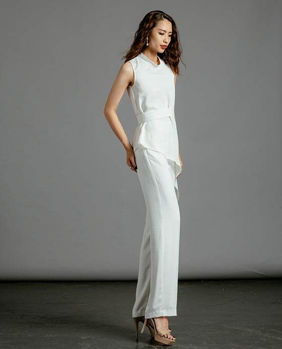 Quần Ống Suông Camellia PAN032 Trắng Daisy - Hity