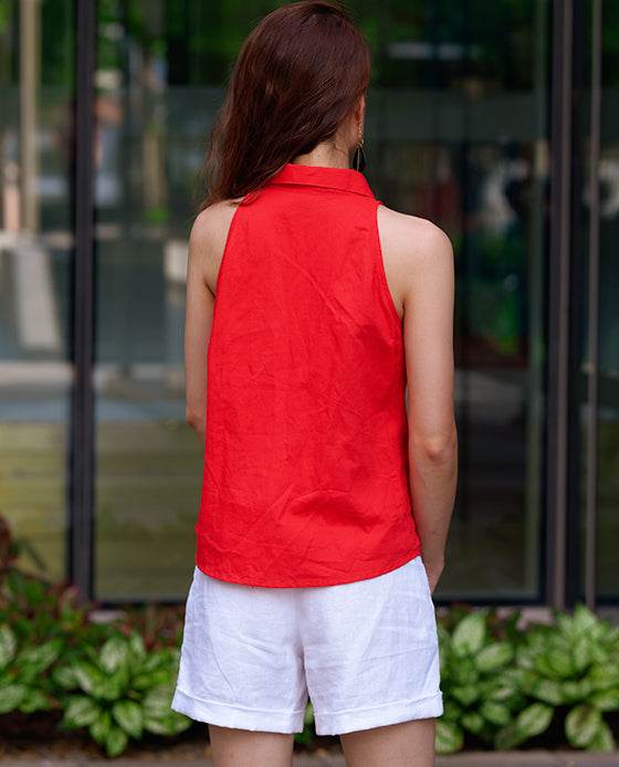 Áo Sơ Mi Halter Lạc TOP159 - Hity