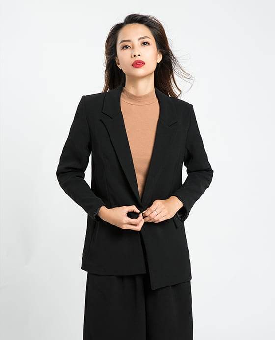Áo Khoác Blazer Oversized Ô TOP085 - Hity
