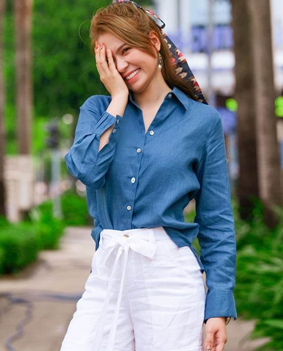 Áo Sơ Mi Linen Baptisia TOP171 - Hity