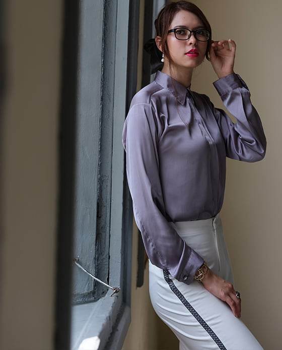 Áo Sơ Mi Lụa Zanzibar TOP128 - Hity