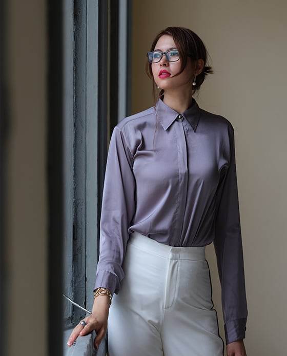 Áo Sơ Mi Lụa Zanzibar TOP128 - Hity