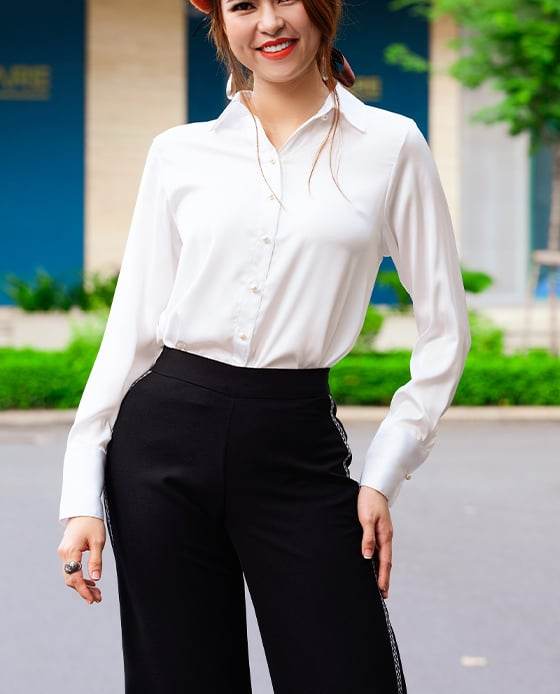 Quần Lửng Ống Rộng Culottes Ô PAN048 - Hity