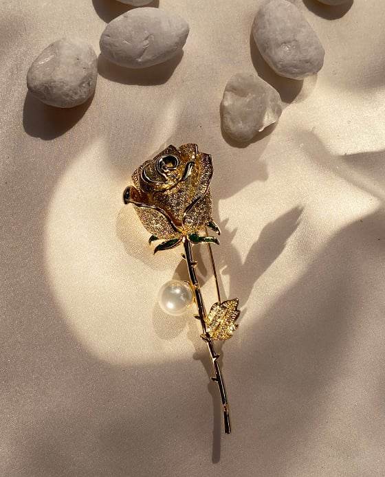 Cài Áo Hoa Hồng Secret ACC139 - Hity