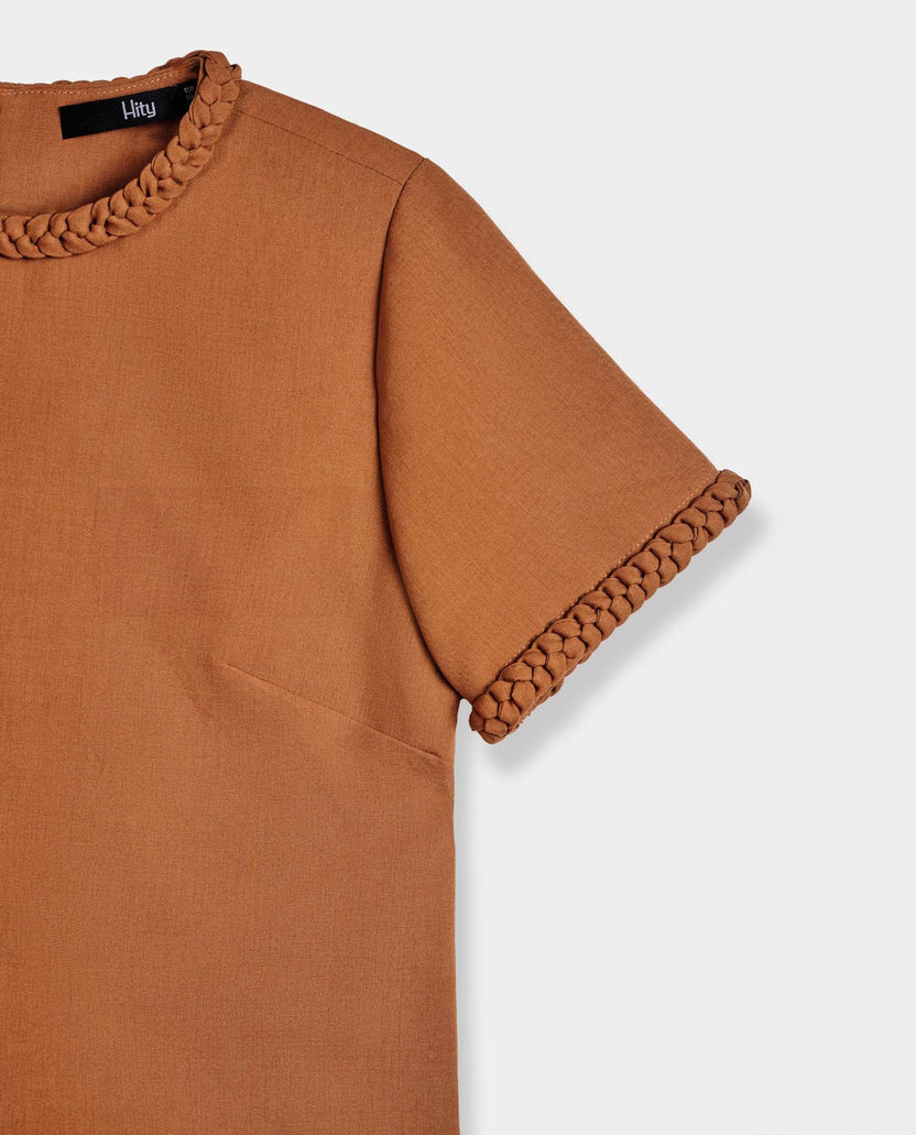 Áo Cổ Tròn Mộc Ban TOP213 - Hity