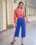 Quần Lửng Ống Rộng Culottes Vân PAN039 - Hity