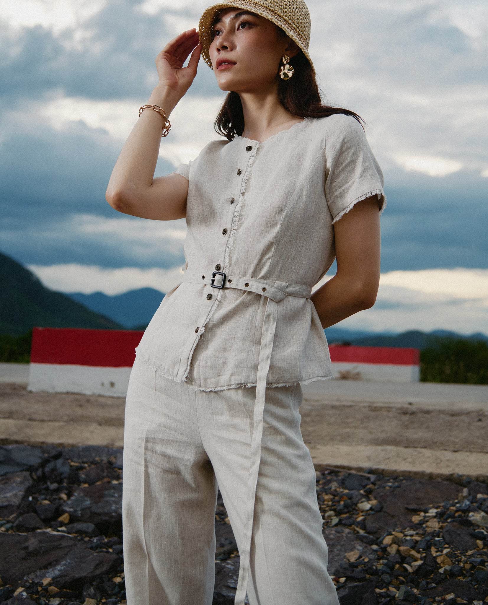 Quần Lưng Liền Linen Lanh PAN058 - Hity