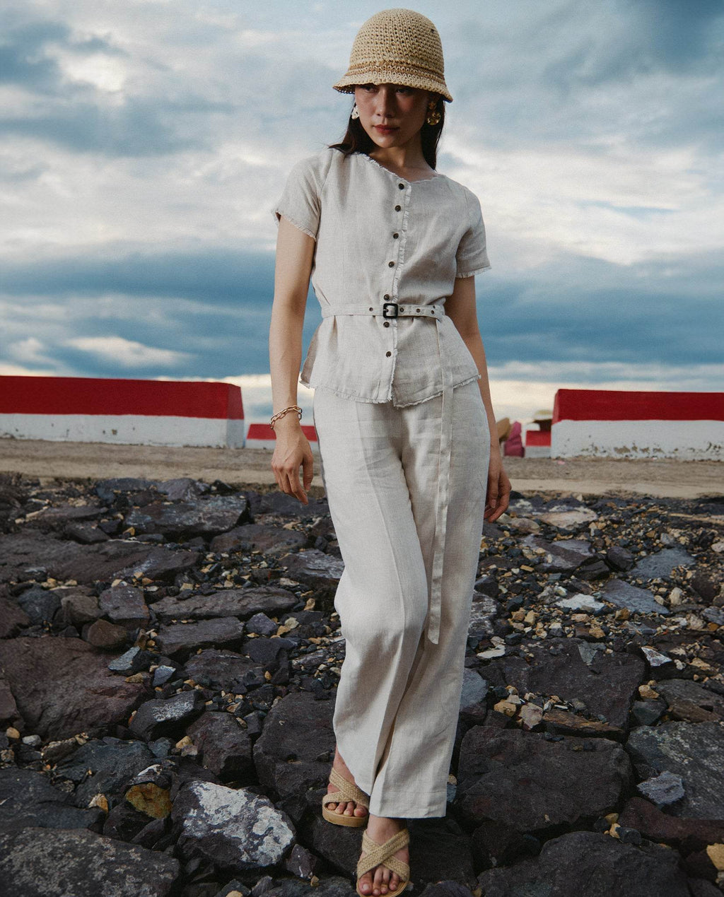 Quần Lưng Liền Linen Lanh PAN058 - Hity