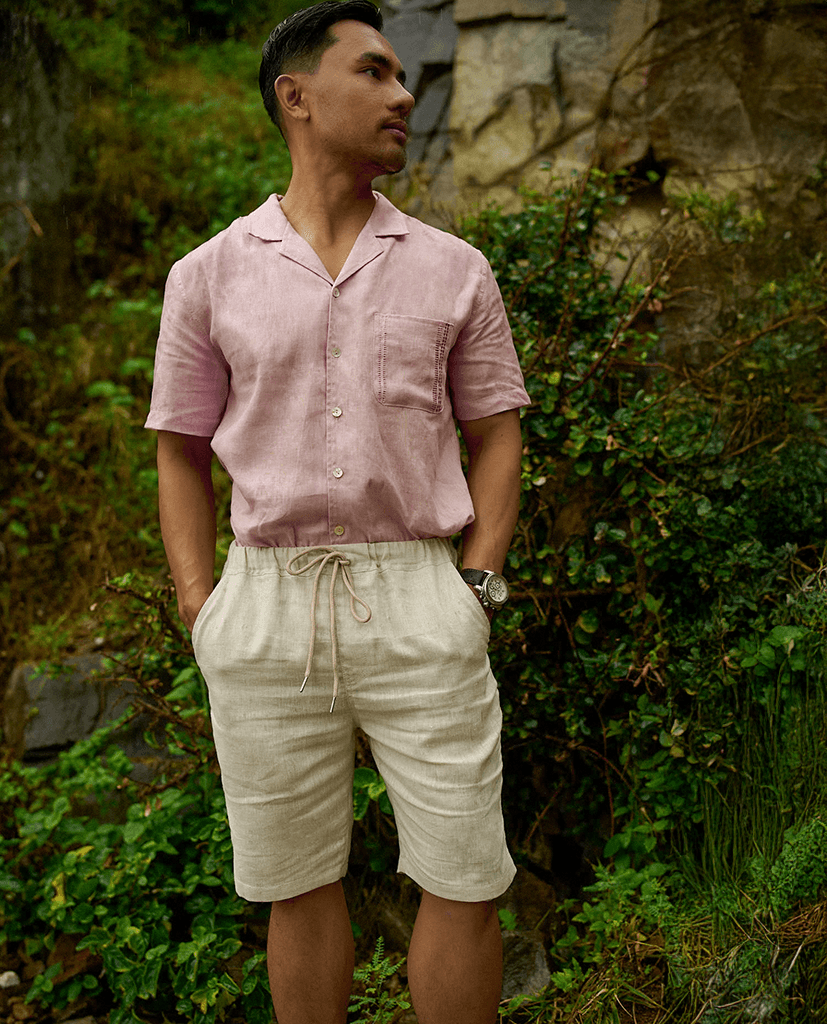 Quần Shorts Linen Hàn Mộc PANM02 - Hity
