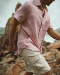 Quần Shorts Túi Hộp Linen Lưu Sa PANM01 - Hity