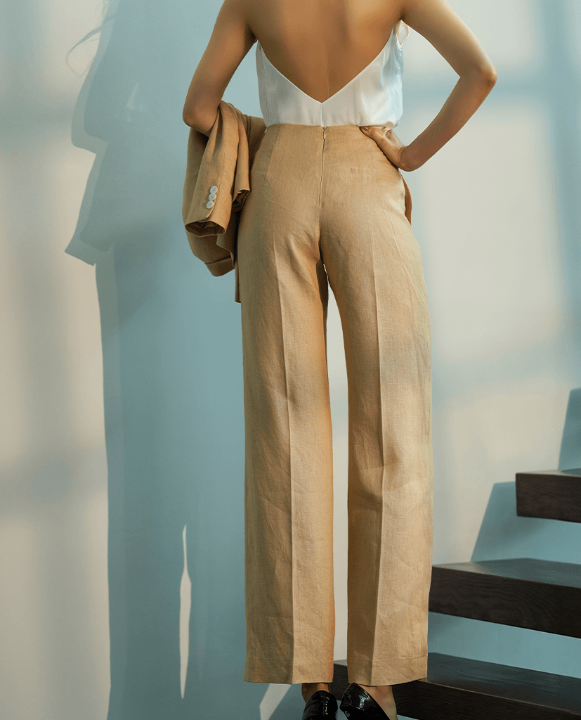 Quần Lưng Liền Linen Bách Hợp PAN058 - Hity